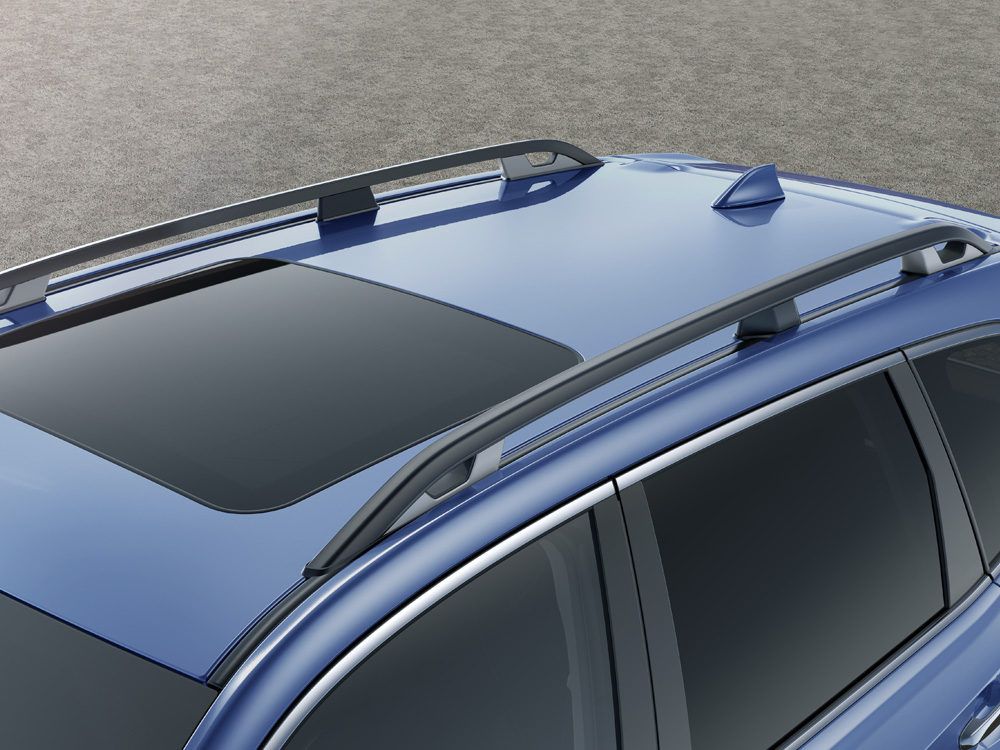 2021 Subaru Forester Raised-profile Roof Rails with Tie-downs 