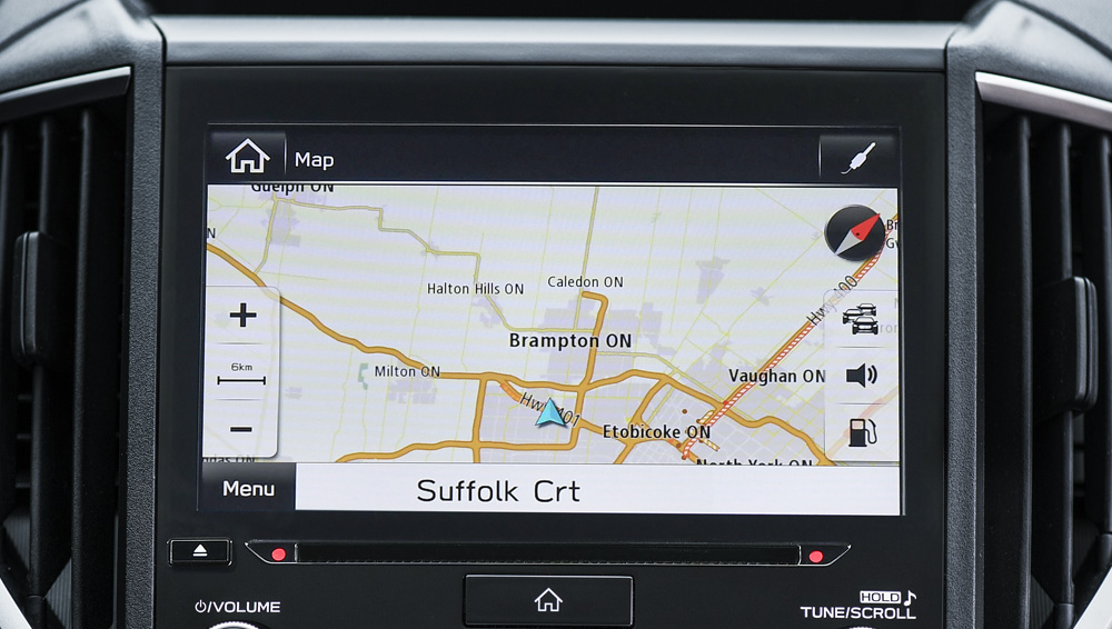 2022 Subaru Crosstrek 8-inch Infotainment System 
with Navigation