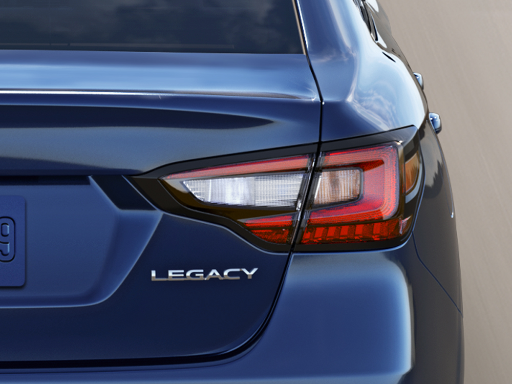 Closeup of 2023 Legacy Limited LED tail lights.