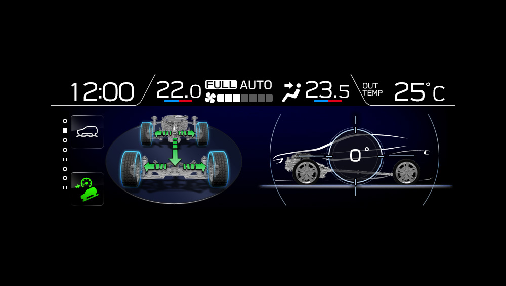 2023 Subaru Crosstrek 6.3-inch Multi-function Colour Display