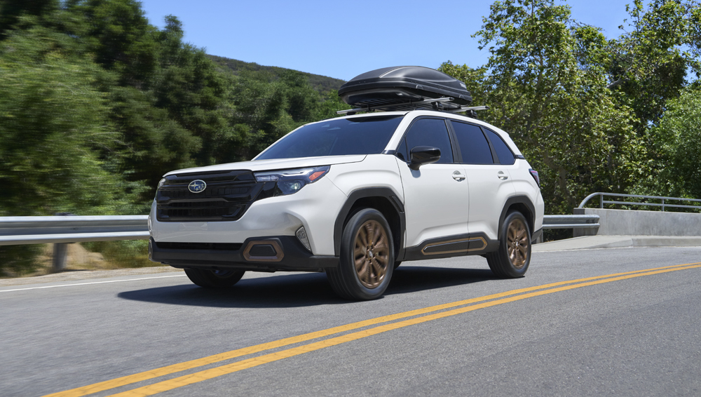 Illustration showing how Vehicle Dynamics Control works.