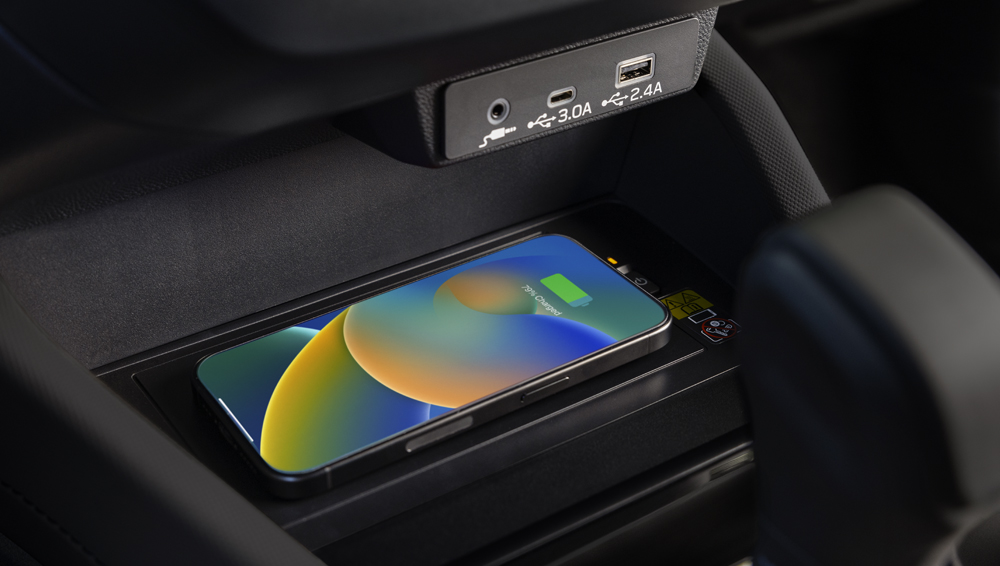 2026 Subaru Forester Chargers, ports and connectivity.