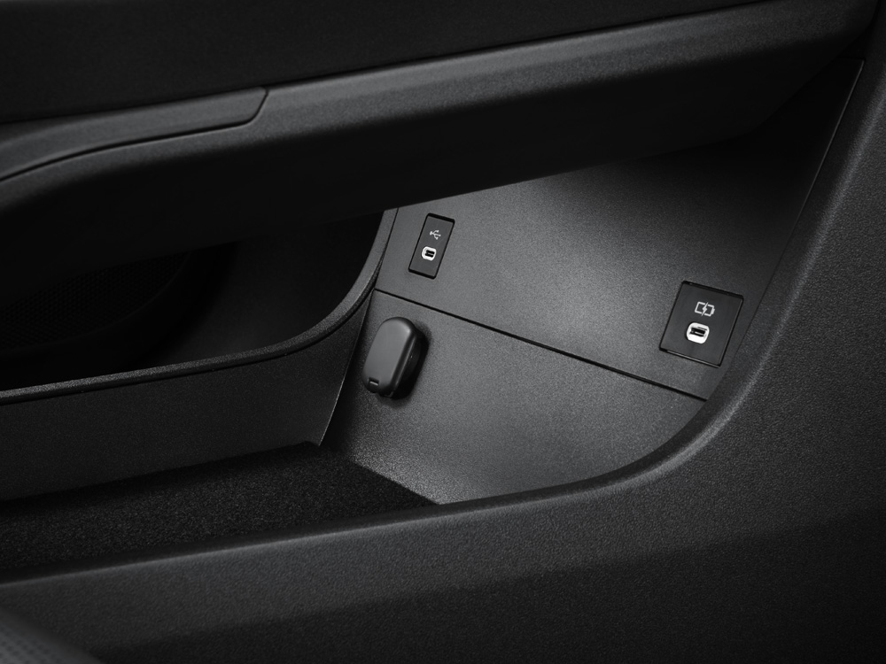 2026 Subaru Solterra 2026 Subaru Solterra Center Console Storage, 12V Outlet and USB Ports 