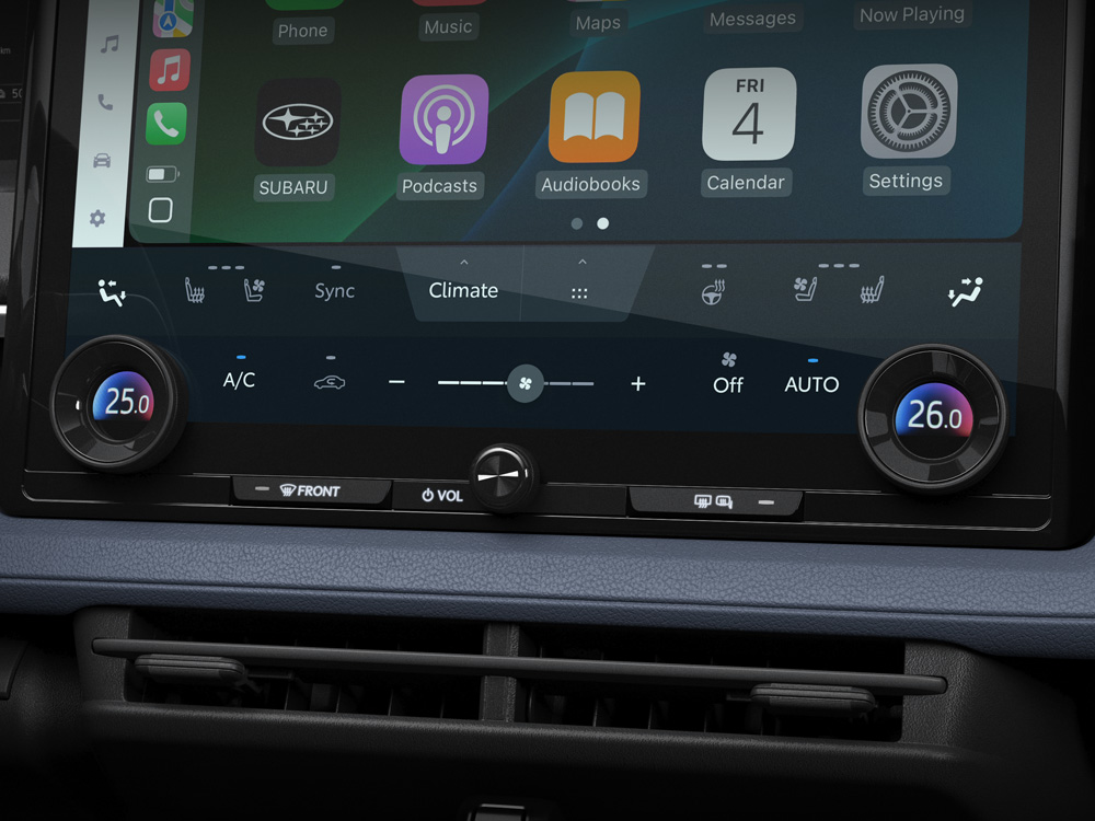 2026 Subaru Solterra Dual-Zone Automatic Climate Control with ECO Mode