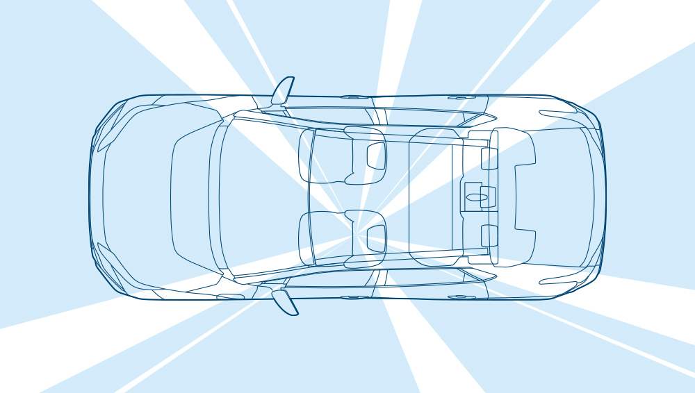 Wire diagram of 2027 Solterra showing its superior visibility.