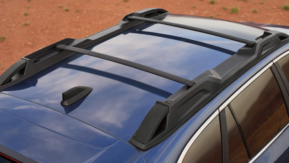 2021 Subaru Outback Roof Rails with Swing-in-place Crossbars